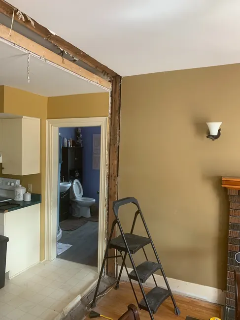 Renovation opening before
